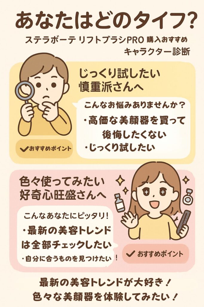 ステラボーテリフトブラシPROキャラクター診断レンタル